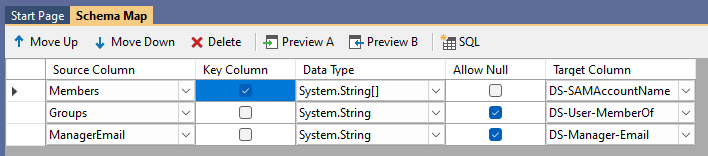 Column Mapping