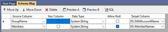 Column Mapping