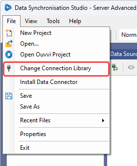 Change Connection Library