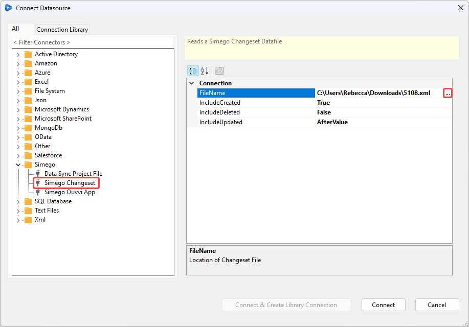 Changeset Connector