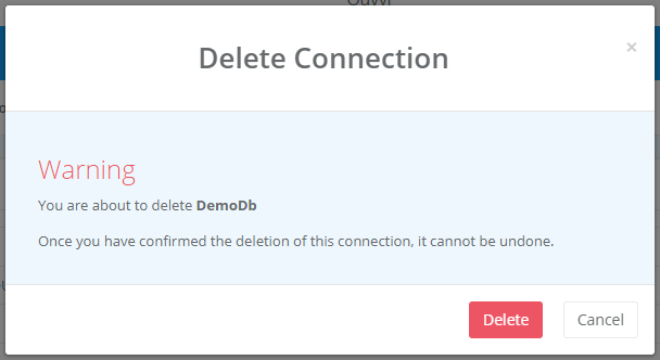 Confirm Delete