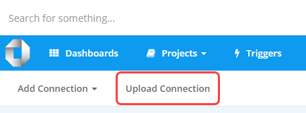 Upload Connection Button