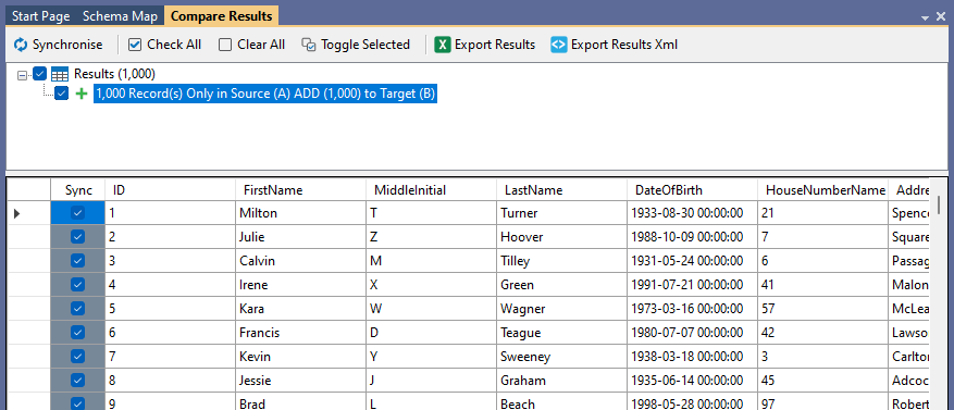 Compare Results