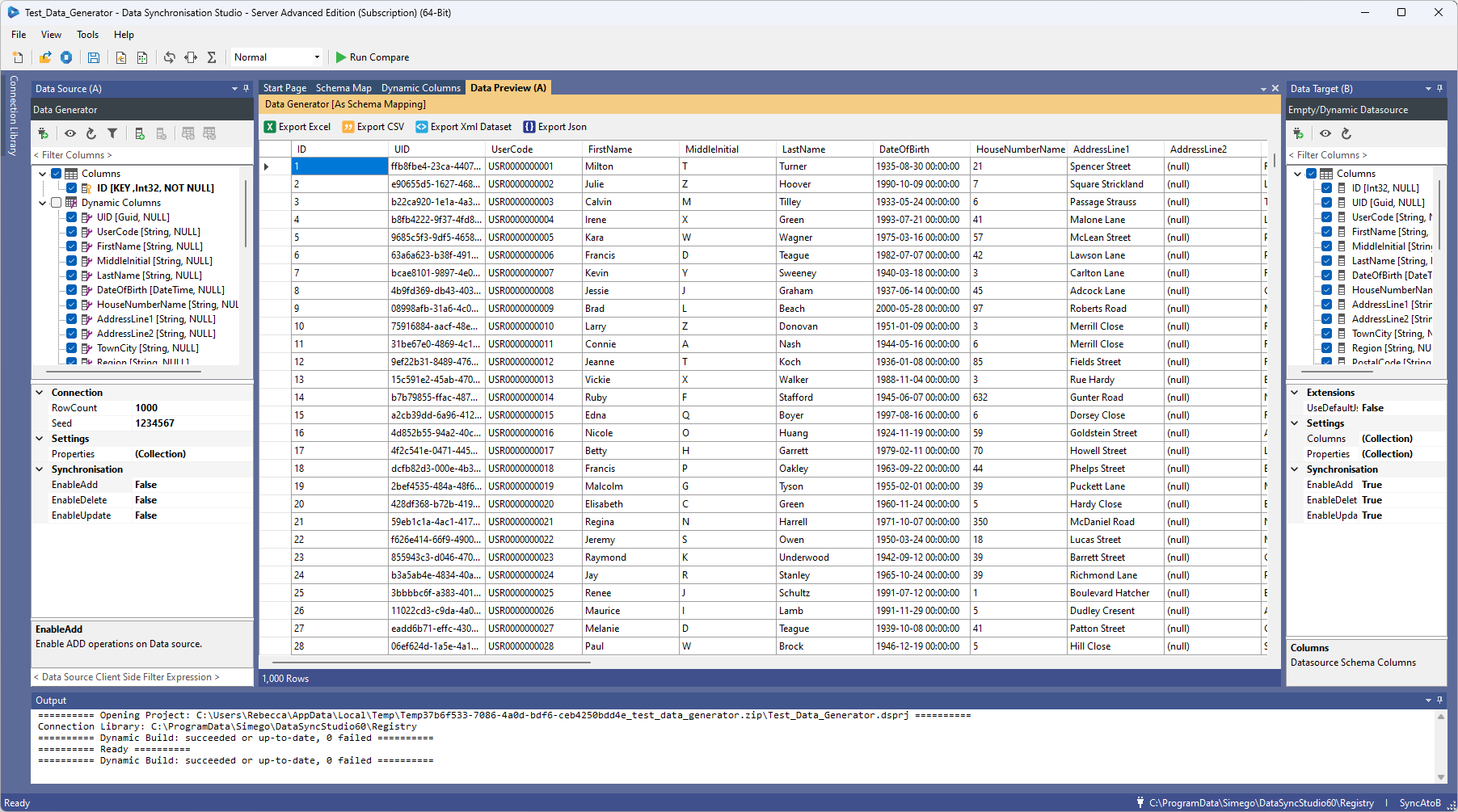 Data Generator Sample