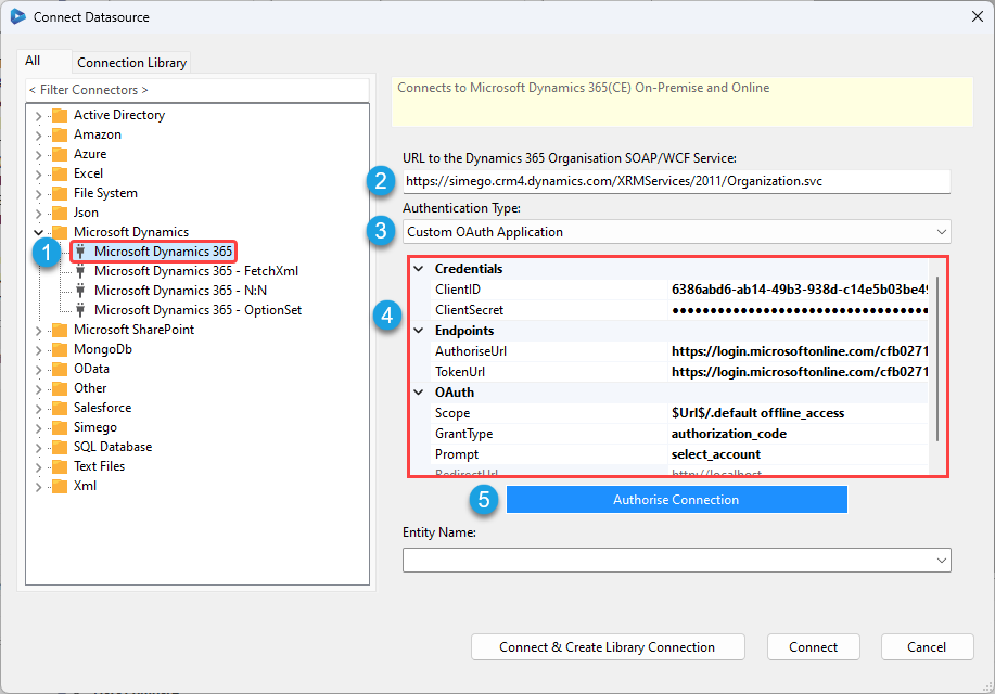 Dynamics 365 Connection