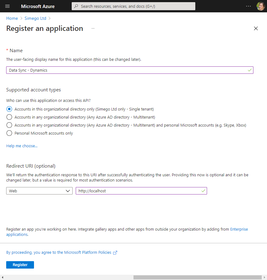 App Registration