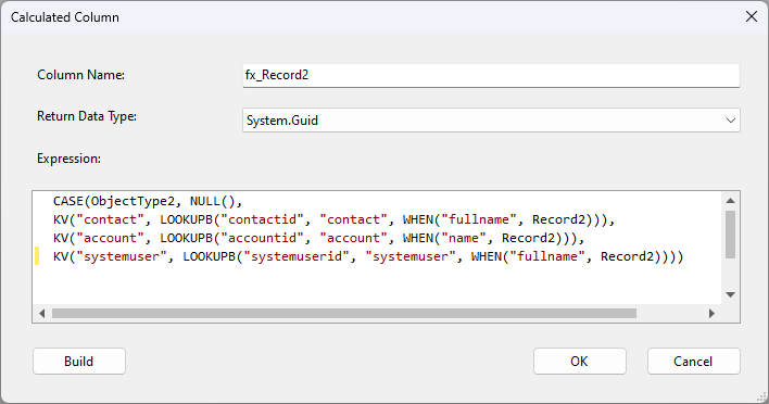 Calculated Column - Lookup ID Record 2