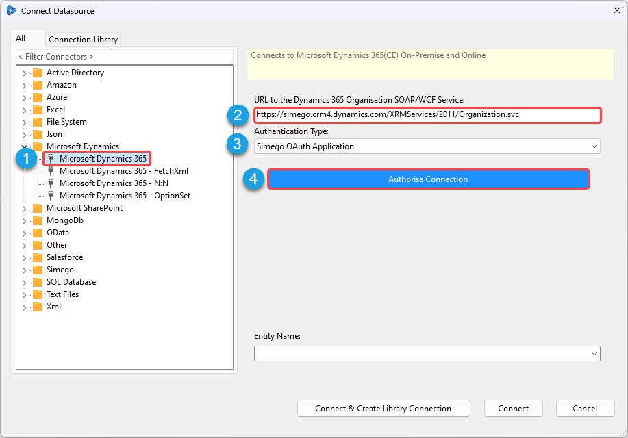 Dynamics 365 Connection