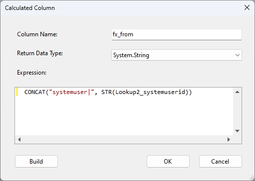 Calculated Column - From Formatting