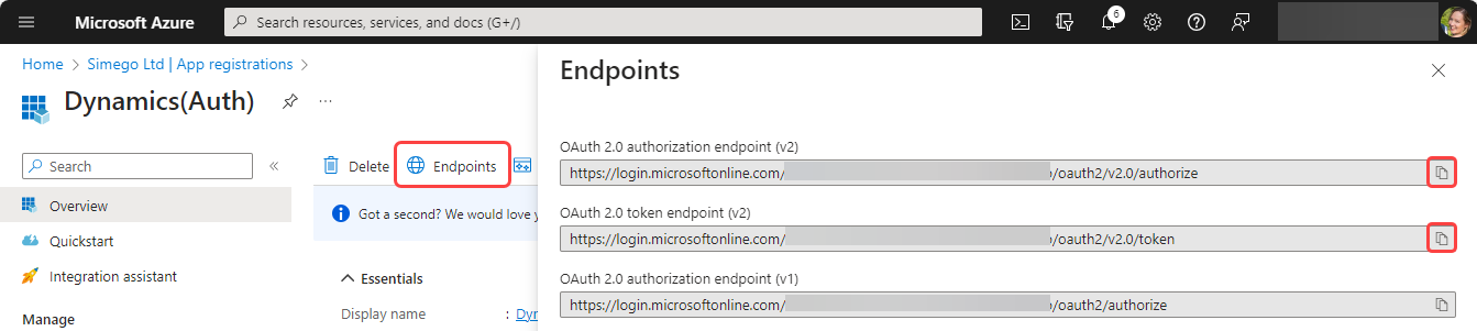 Endpoints