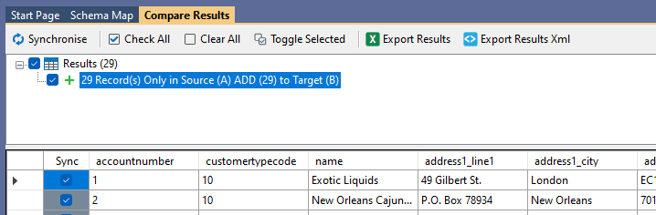 Compare Results - Add Suppliers