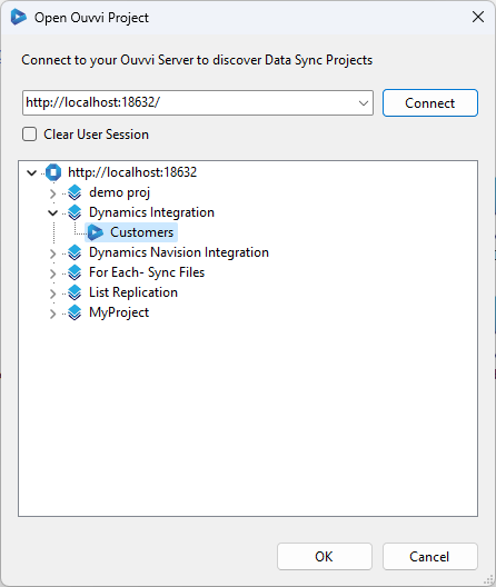 Open Step from Data Sync