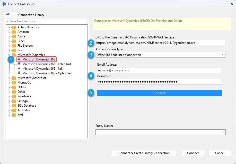 Dynamics 365 Connection