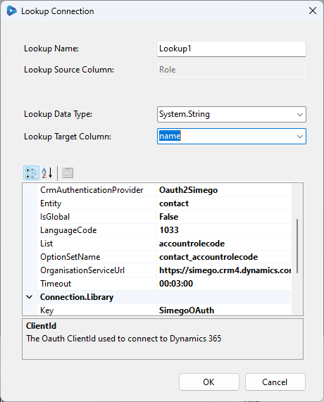 Lookup Configuration