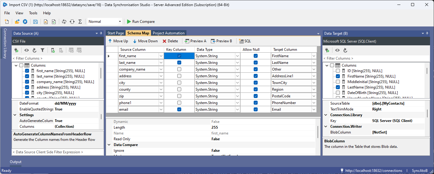 Data Sync Project