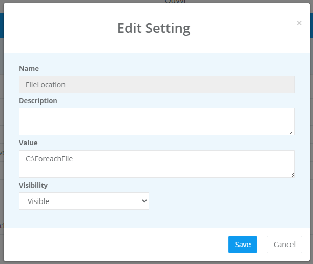 User Setting