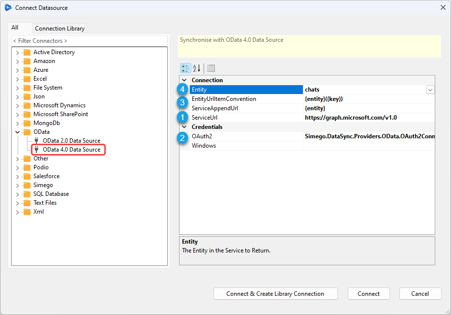 Data Sync Connection