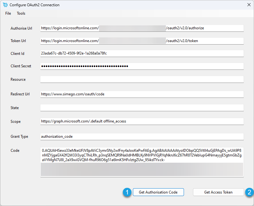 OAuth2 Configuration