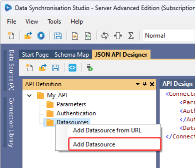 Add Datasource