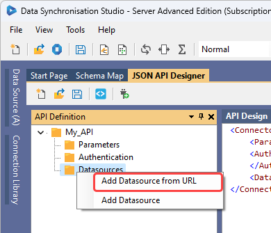 Add Datasource from URL