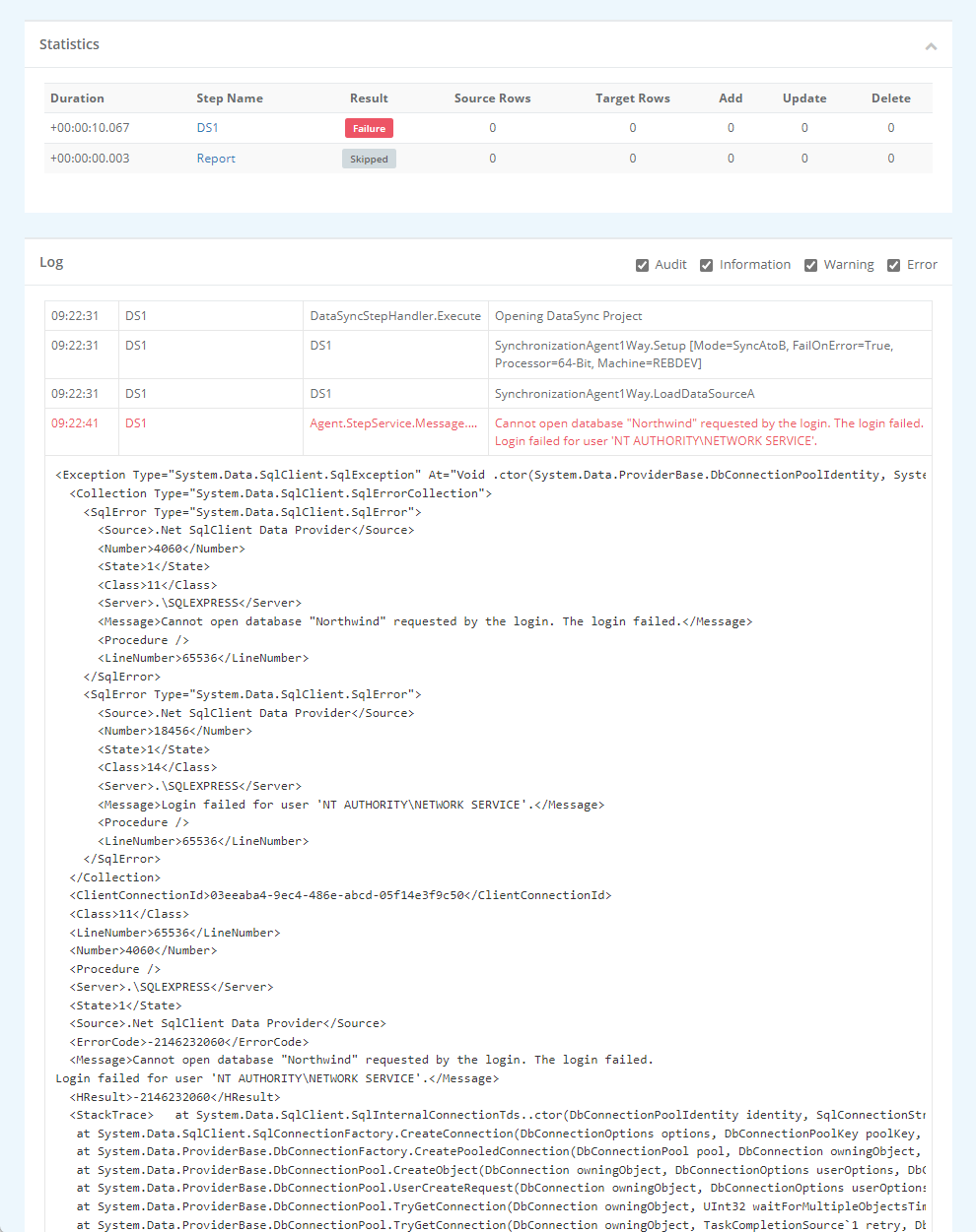 Log Instance