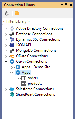 Ouvvi Apps Connection Library