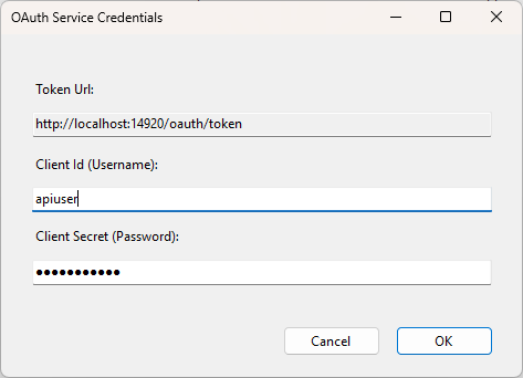 Set Username and Password