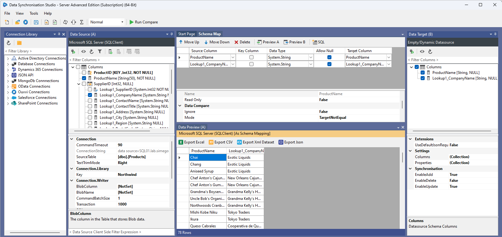 Grouping Project Setup Example