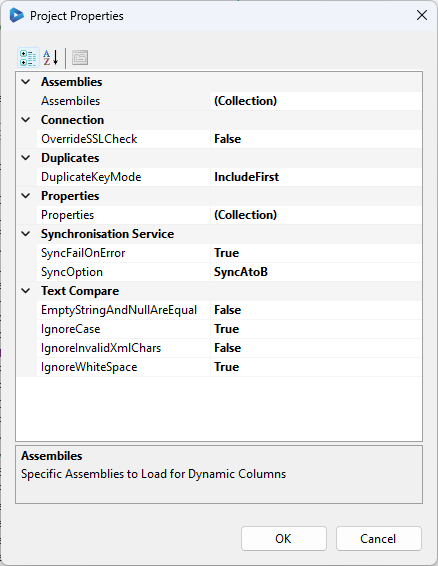 Project Configuration Options