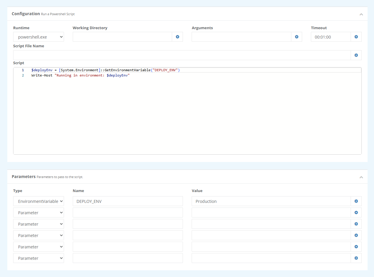 PS2 Environment Variable Example