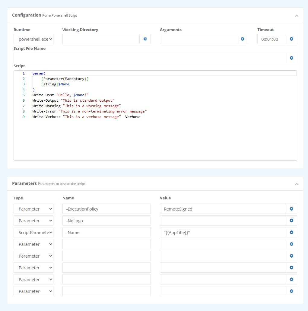 PowerShell 2 Script Example