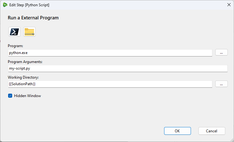 Configuration Python Script