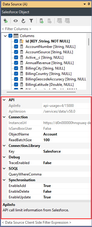 Connection Properties