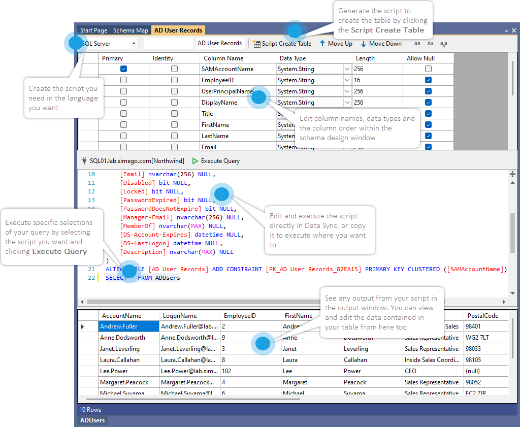 SQL Script Tool Overview