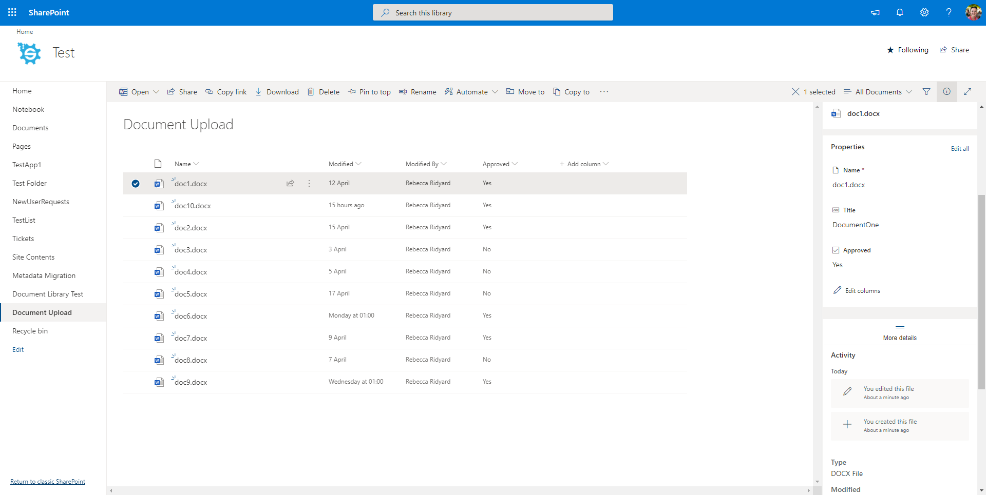 SharePoint Results