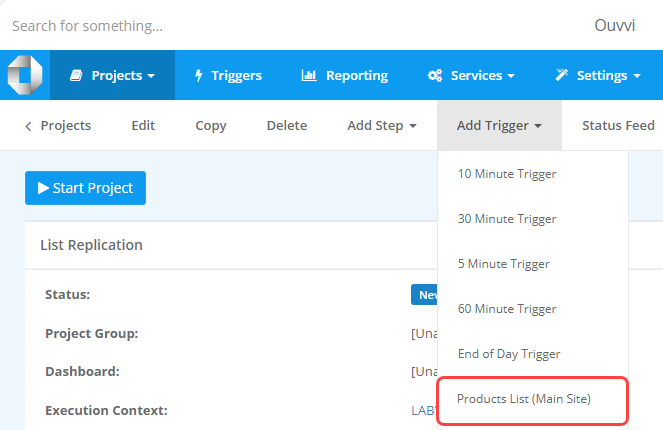 Add SharePoint Trigger