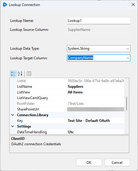 Lookup Configuration