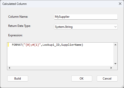 Calculated Column Format