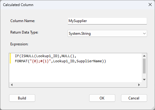 Calculated Column Format Nulls