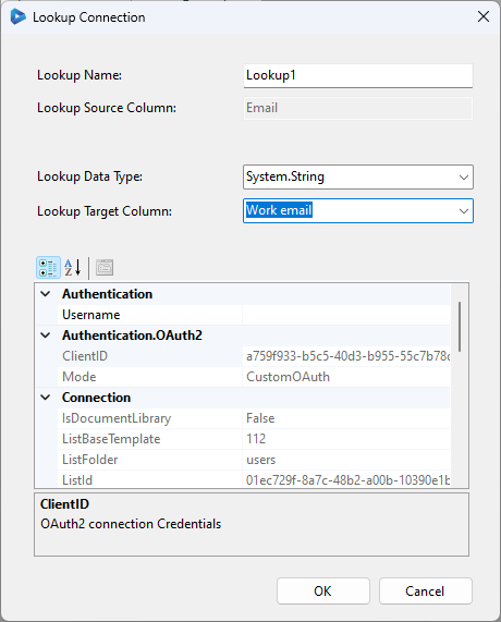 Lookup Configuration