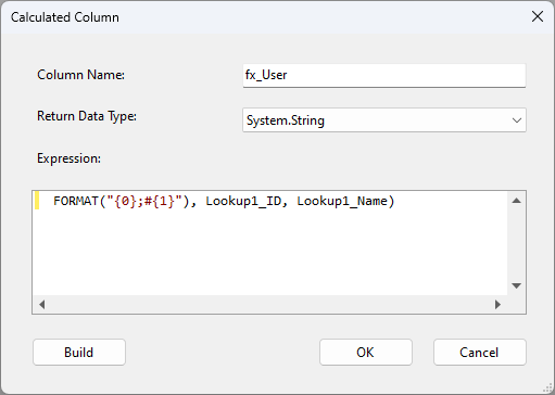 Calculated Column Format