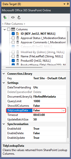 Tidy Lookup Data