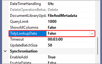 Tidy LookupData