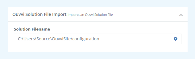 Solution File Import