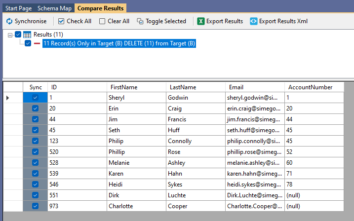 Compare Results