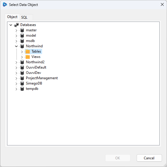 SQL Table Source