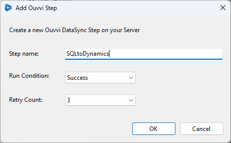 Add Data Sync Step